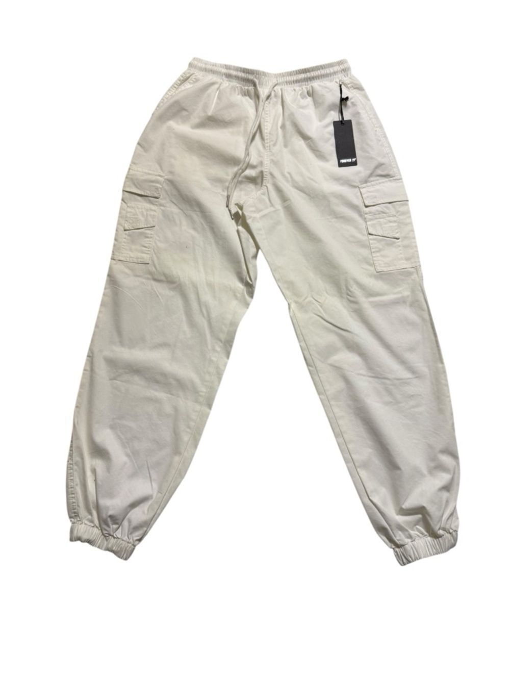Forever 21 Men's Cream Cargo Joggers NWT Medium